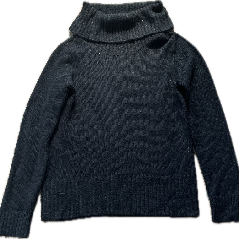 Faded Glory Black Turtle Neck L